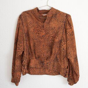 VINTAGE 80s flowy blouse